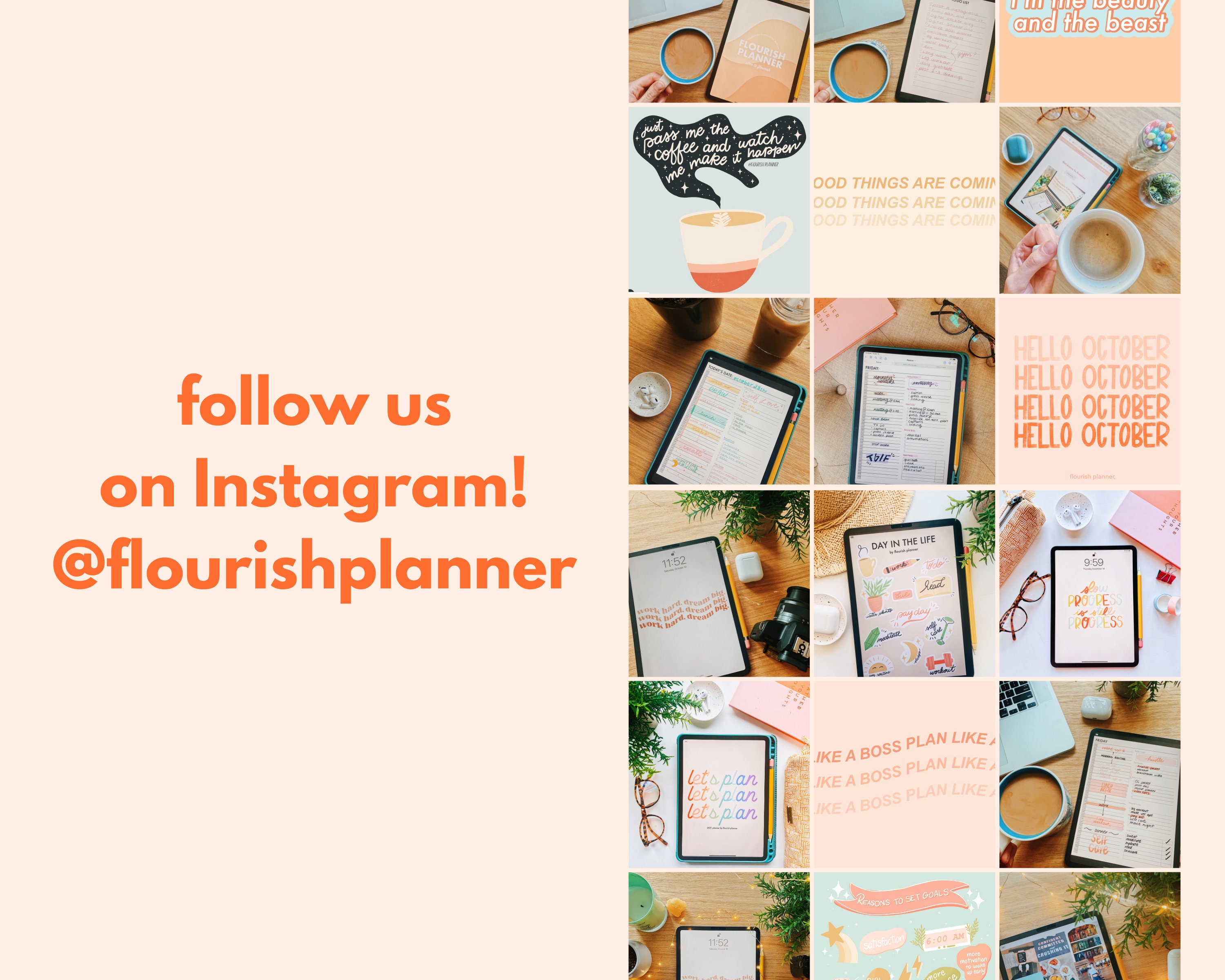 2021 Undated Digital Yearly Planner by Flourish Planner | Planners for Goodnotes5 & Notability on iPad
