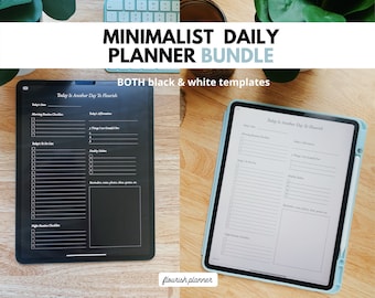 Daily Digital Planner BUNDLE by Flourish Planner  | iPad Planner for Goodnotes and Notability