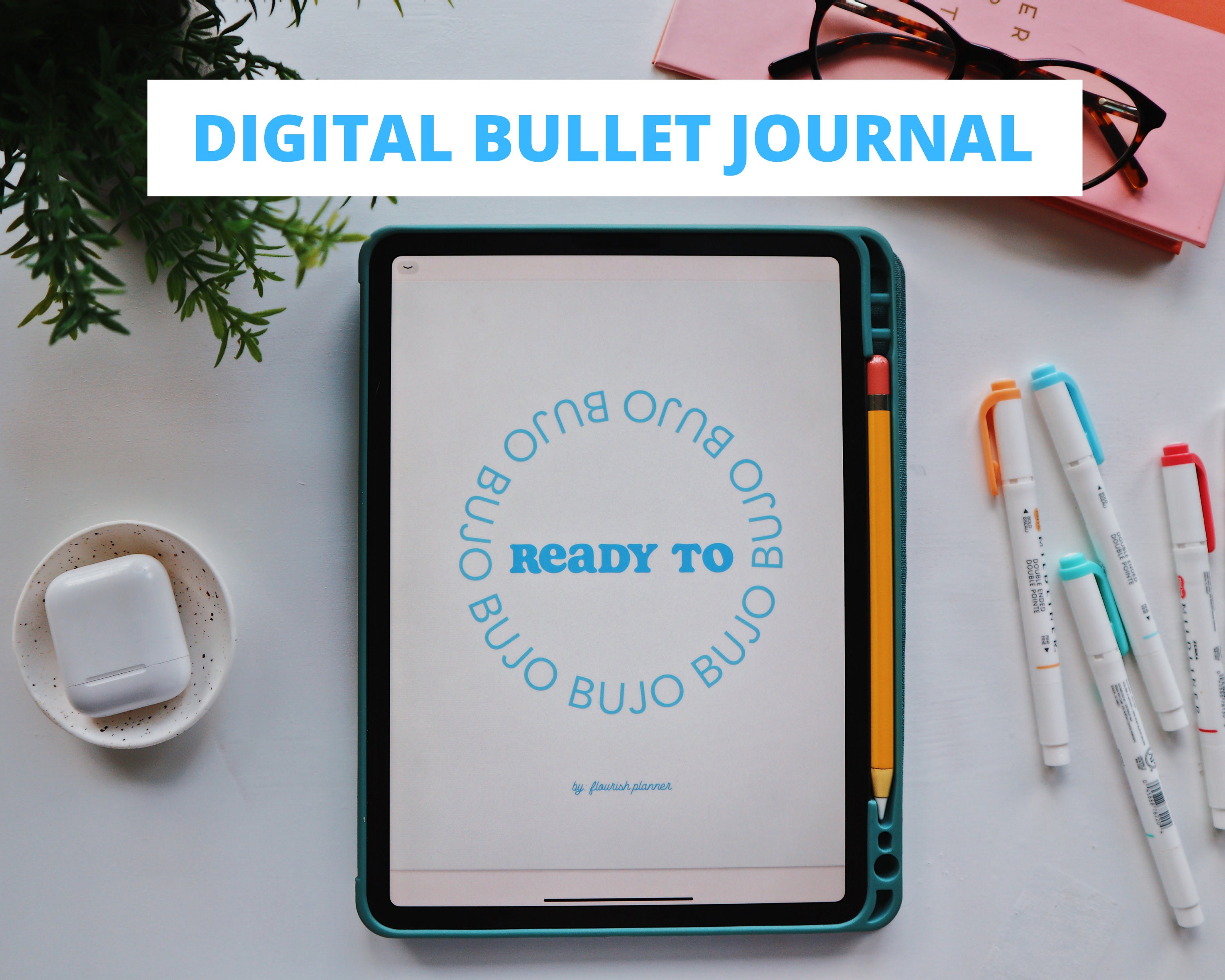 The ULTIMATE Digital Planning Bundle by Flourish Planner | Planners for Goodnotes5 & Notability on iPad Pro