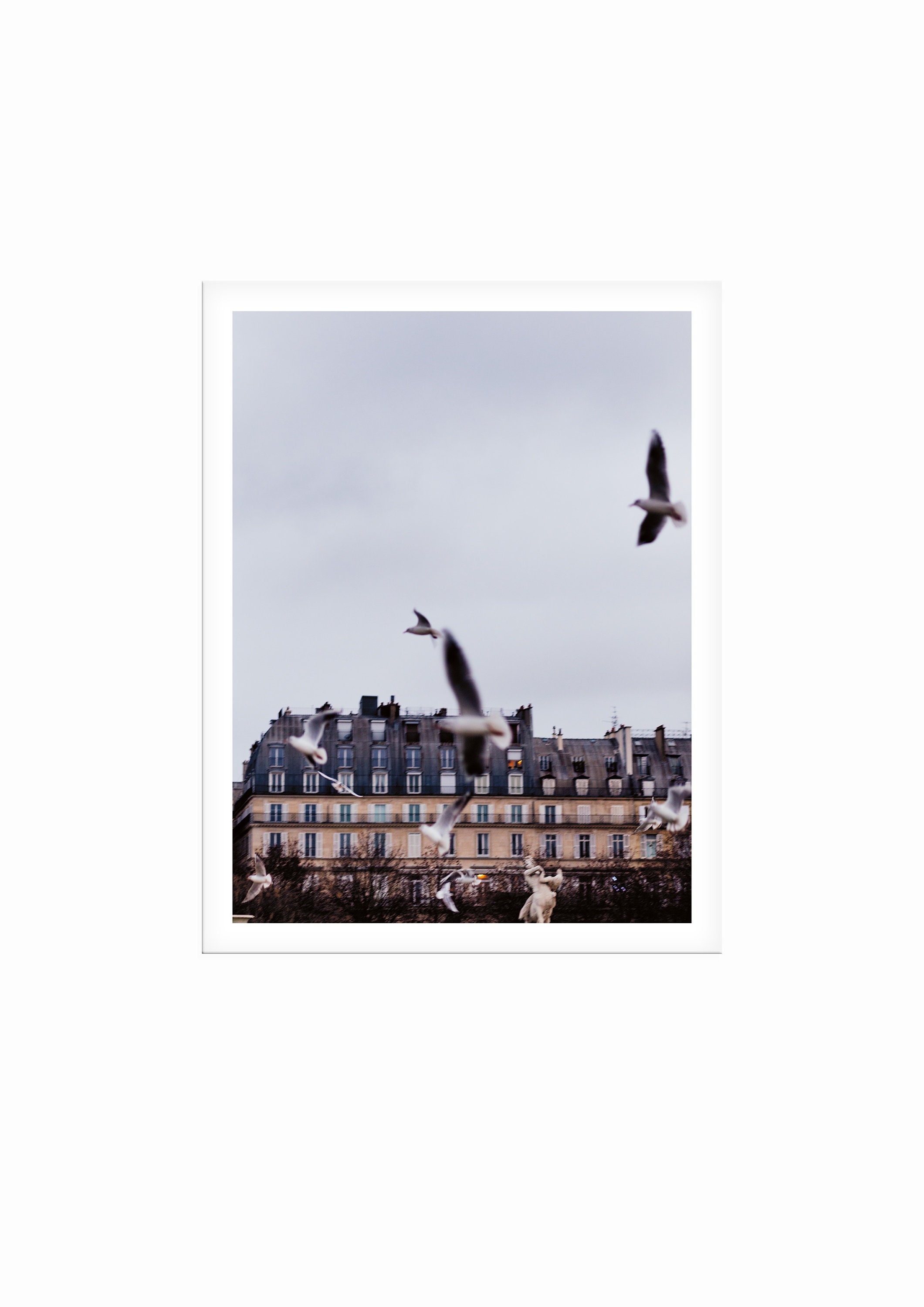 Parisian Sky - Tirage d'art Photographique Parisien, Décoration de Chambre à Coucher Paris