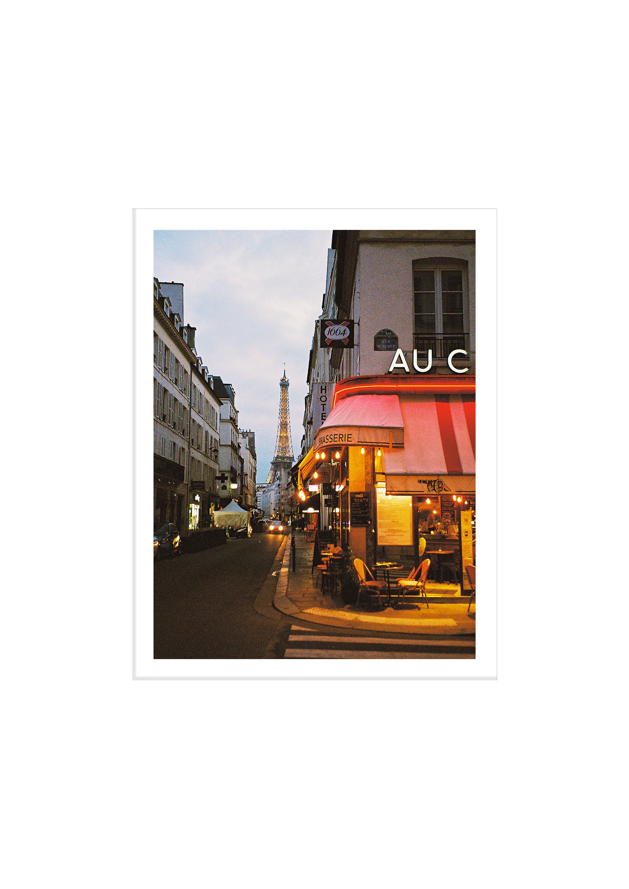 Soirée Parisienne - Tirage d'art Photographique Parisien Par Elena Hmeleva