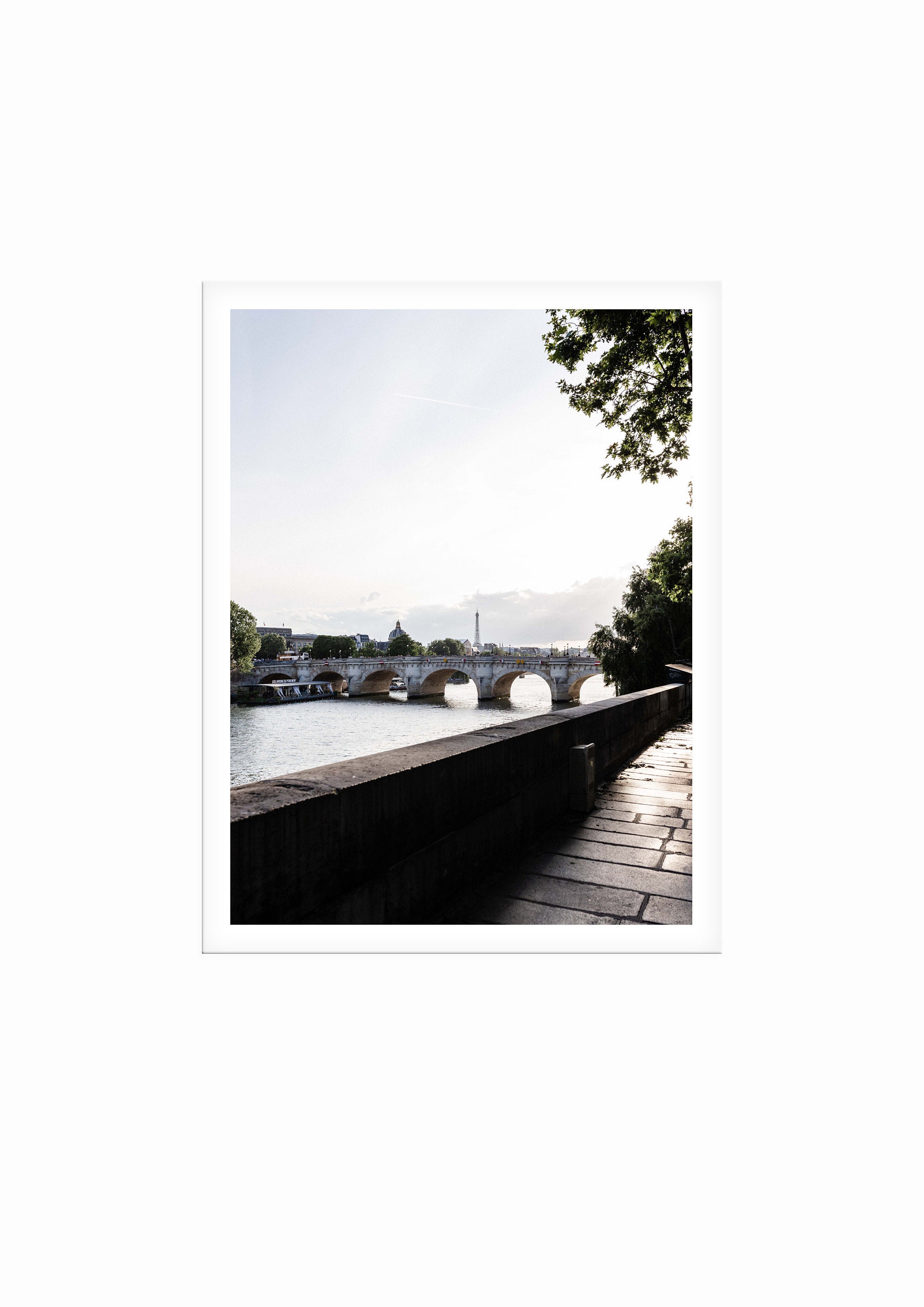La Seine Paris Photographie, Tour Eiffel d'art Imprimé Par Elena Hmeleva