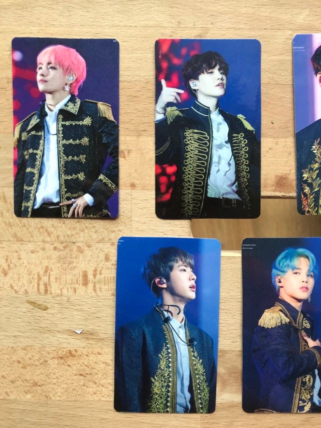 BTS Love Yourself Tour Stage Era Photocards / RM / Jin / Suga | Etsy
