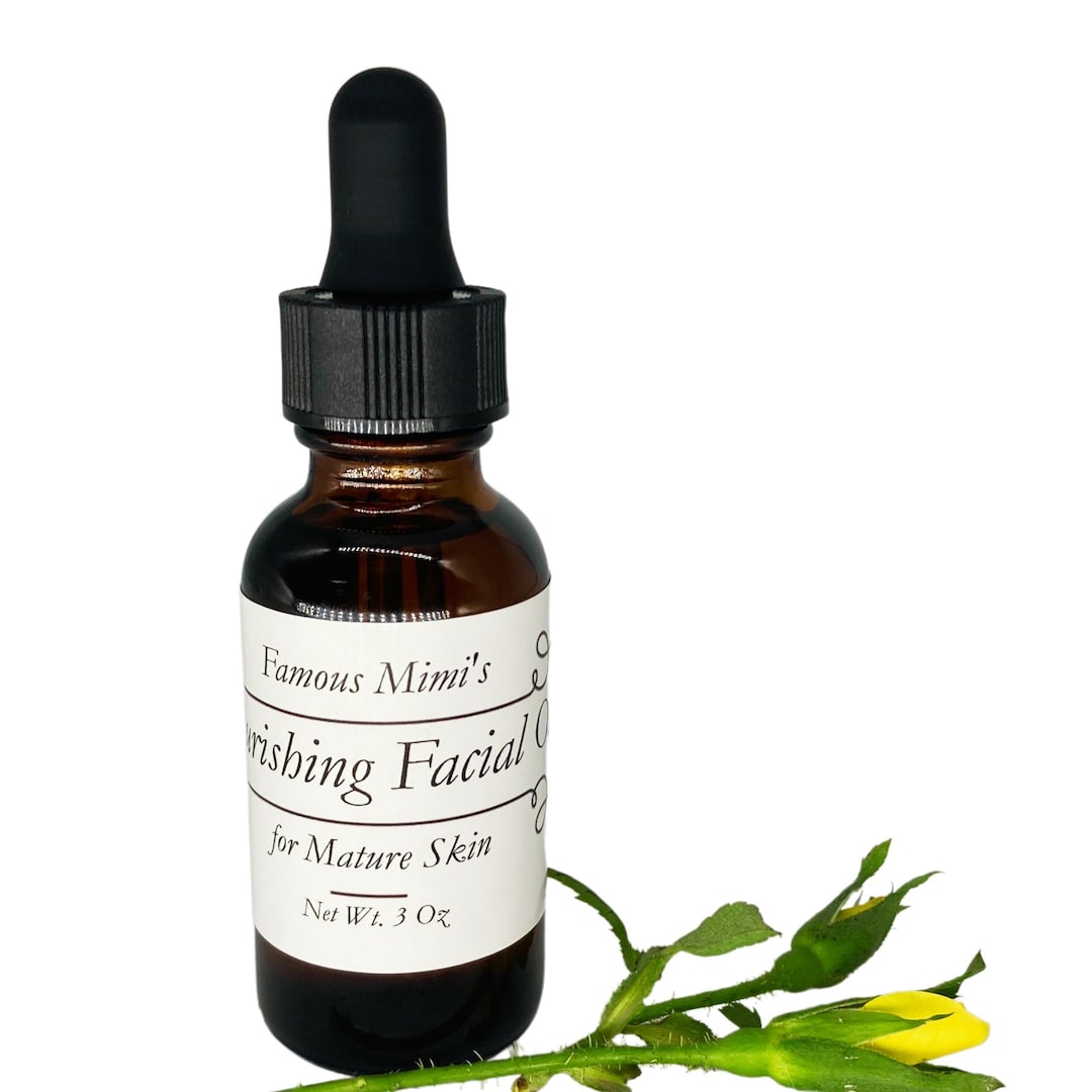 Nourishing Facial Oil Mature Skin Care Natural Face Oil Etsy
