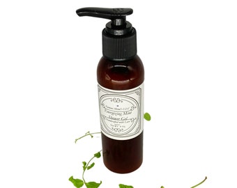 Energizing Body Wash, Minty Shower Gel, Organic Shower Gel, Natural Skincare, Peppermint Essential Oil