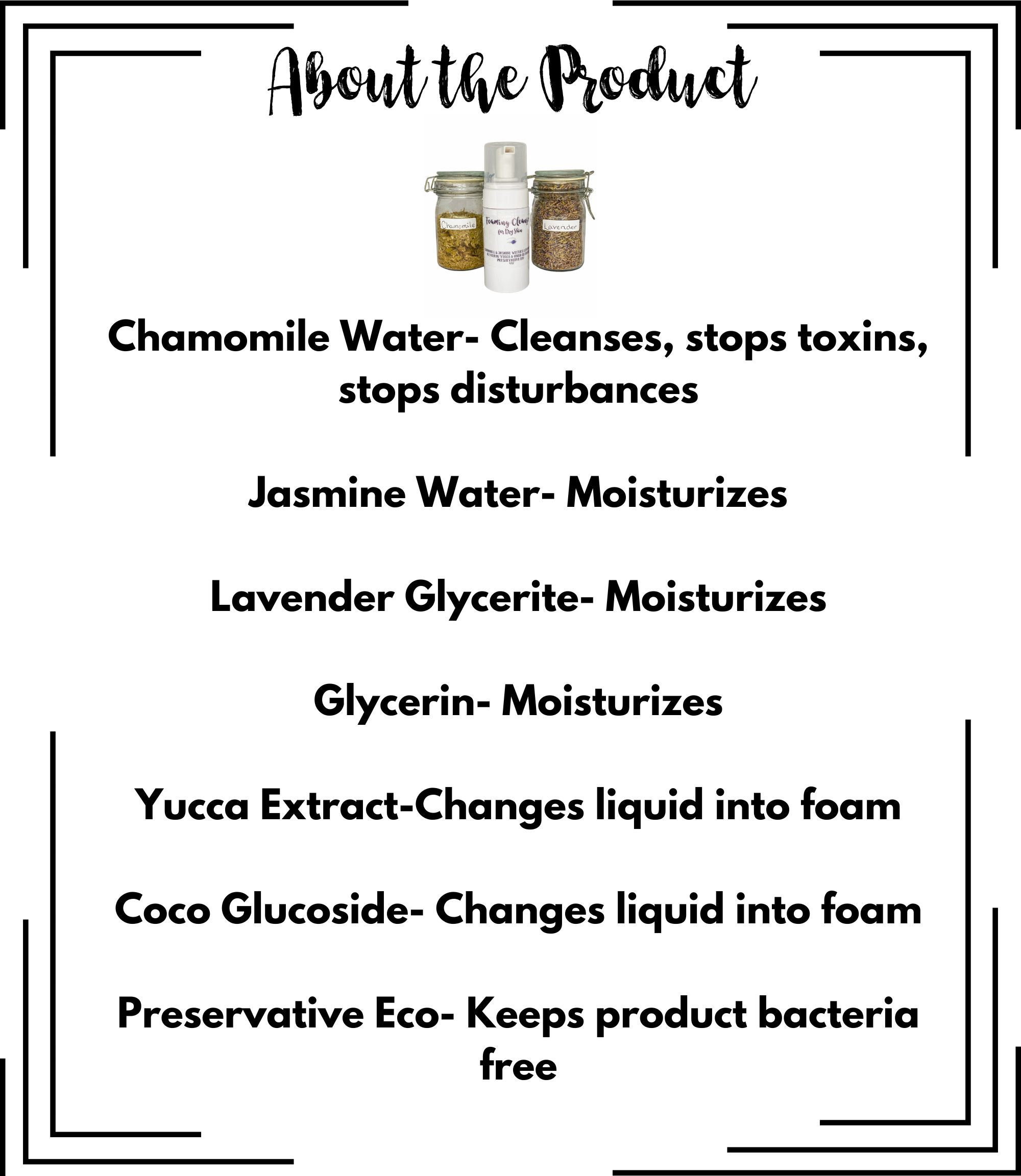 Dry Skin Foaming Cleanser Foaming Face Wash Pure Natural Etsy