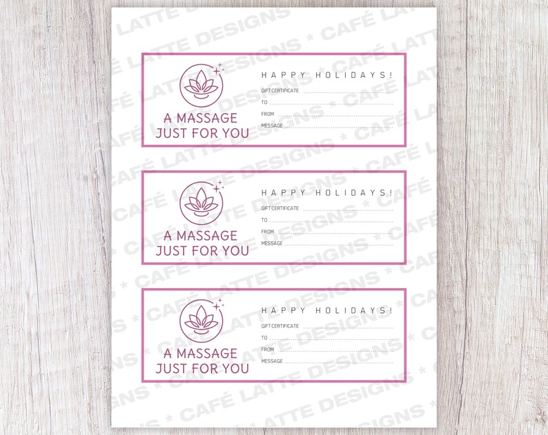 massage holiday gift certificates massage holiday gift certificates