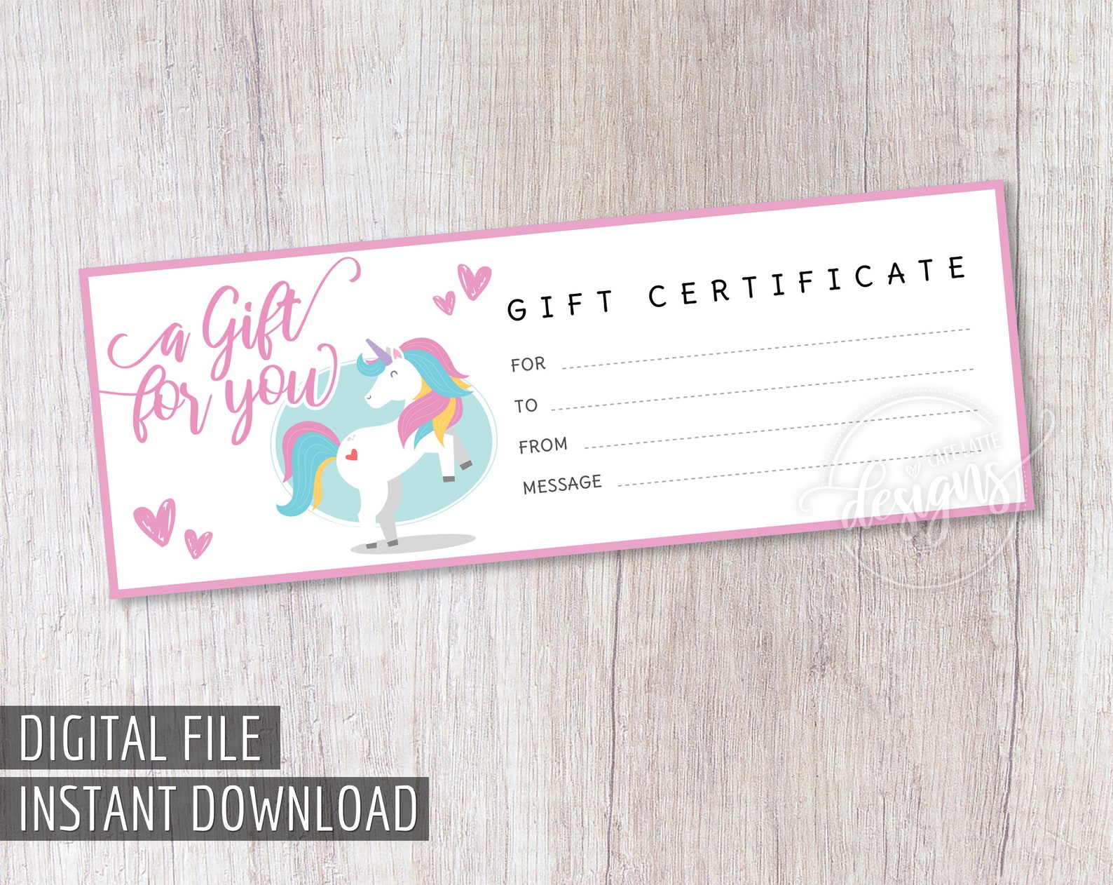 kids-gift-certificate-unicorn-printable-gift-certificate-for-etsy