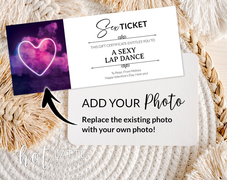 Sex Gift Certificate Editable Printable Template Sexy Lap - Etsy