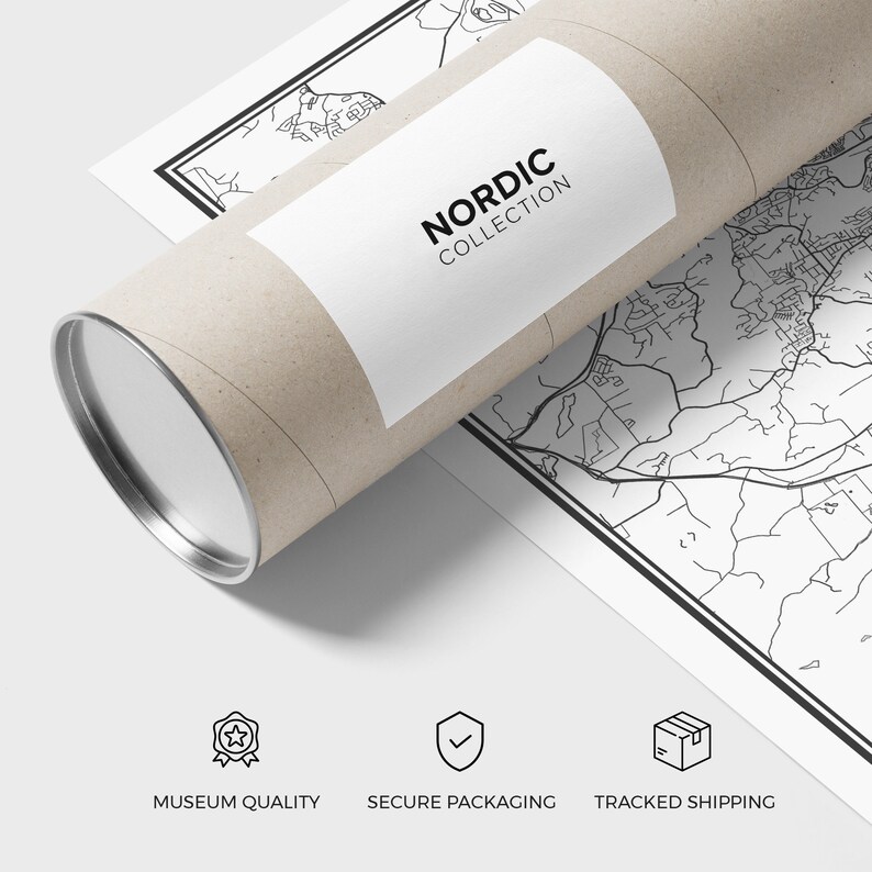 Sunshine Coast Map Print Australia Map Art Poster Etsy