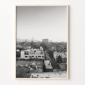 Lincoln Park Chicago print, zwart-witte muurkunst, Lincoln Park foto, poster, Illinois, VS, C19-380