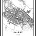Shreveport Map Print, Louisiana LA USA Map Art Poster, City Street Road ...