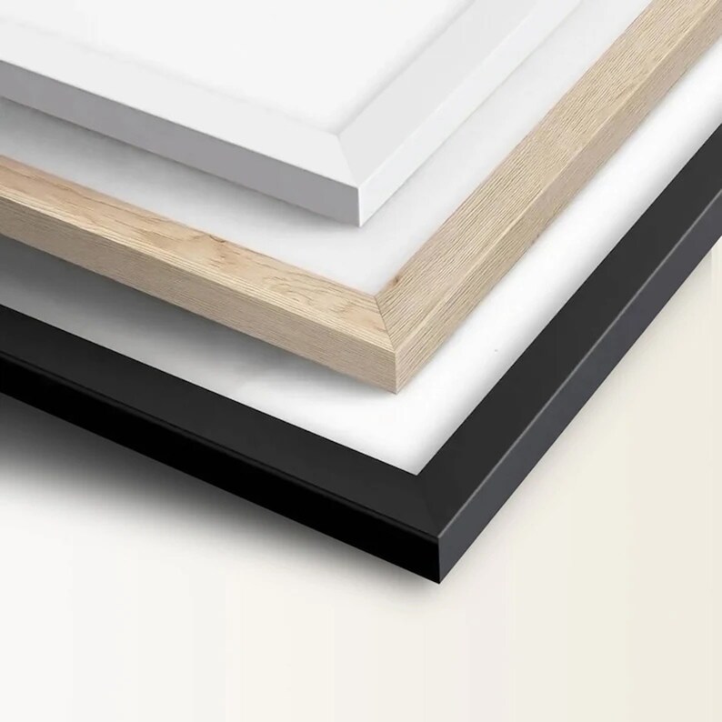 Black and White Wilmington Beach Print, North Carolina Wall Art