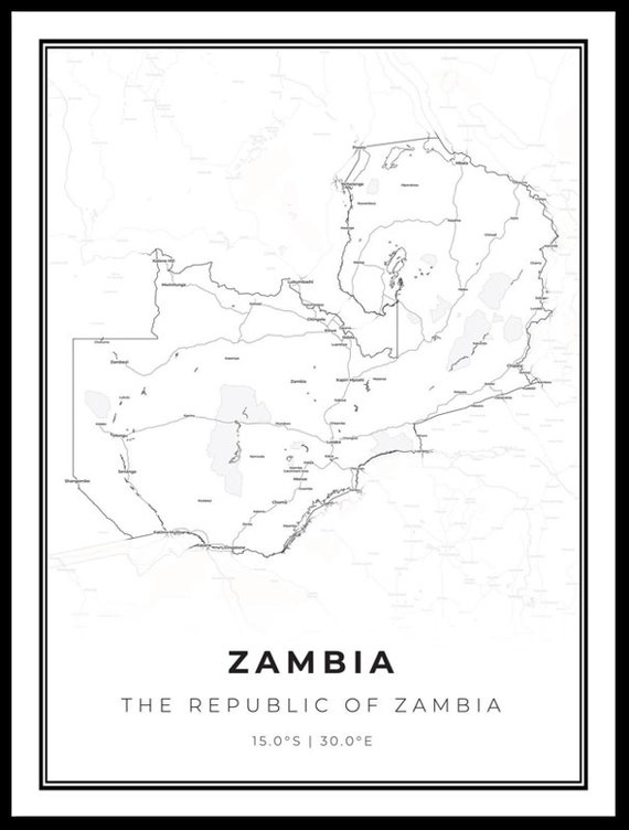 Road Map Of Zambia Il 570xN.4969743353 74la