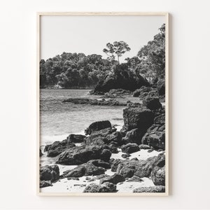 Costa Rica Black and White Landscape Print, Costa Rica Wall Art, San José Poster, Costa Rica Photo Decor, C19-117