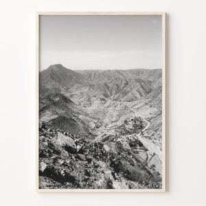 Eritrea Wall Art Print, Black and White Eritrea Poster, Country Photo Decor, Africa Asmara Art, Eritrea Map Print, C19-23