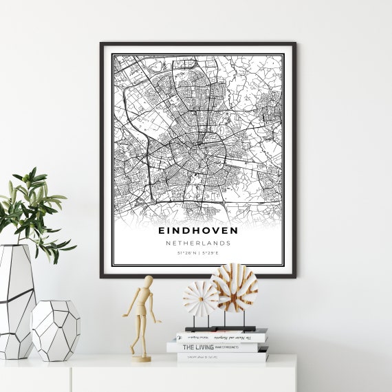 Prints Street Map Print Map Decor Map Art Map Artwork Map Poster
