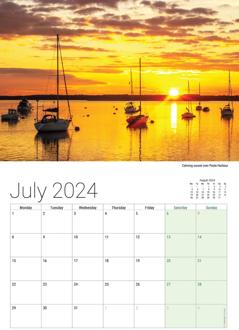 Dorset 2024 Calendar - Etsy