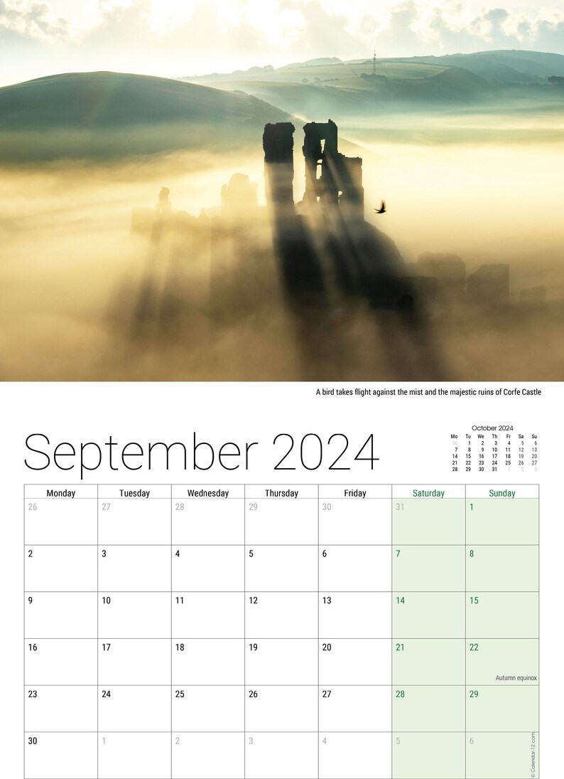 Dorset 2024 Calendar - Etsy