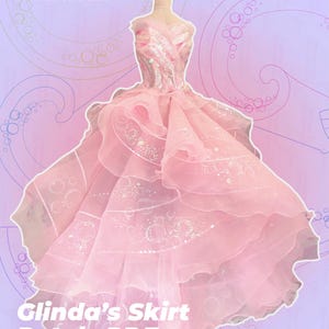 Glinda&#39;s Skirt Petals sewing pattern | PDF Sewing Pattern