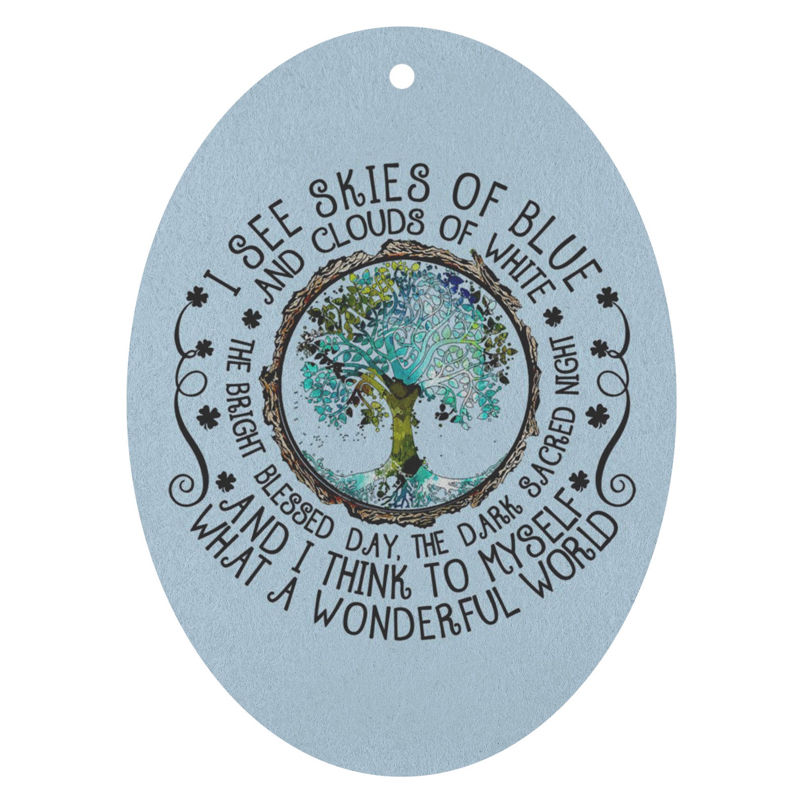 What A Wonderful World pack of 3 Etsy