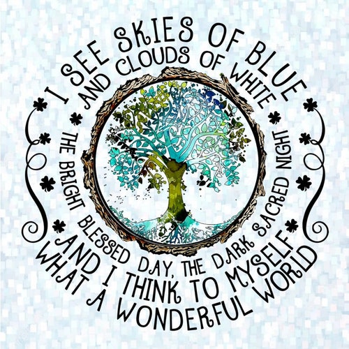 What a Wonderful World Wall Art Etsy