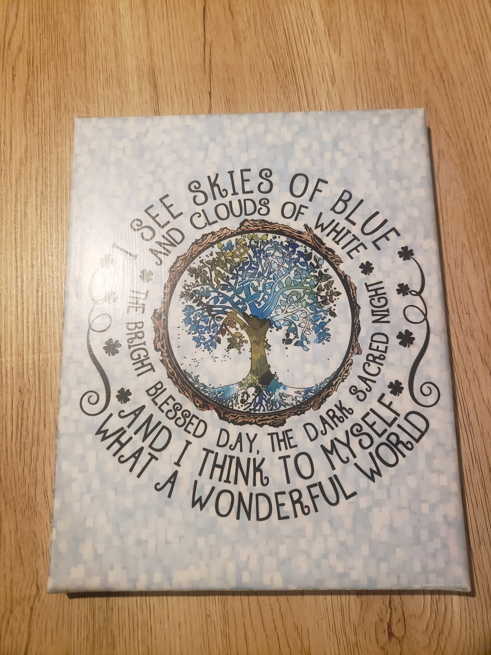 What a Wonderful World Wall Art Etsy