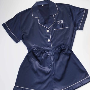 Personalised Satin Pyjamas Set