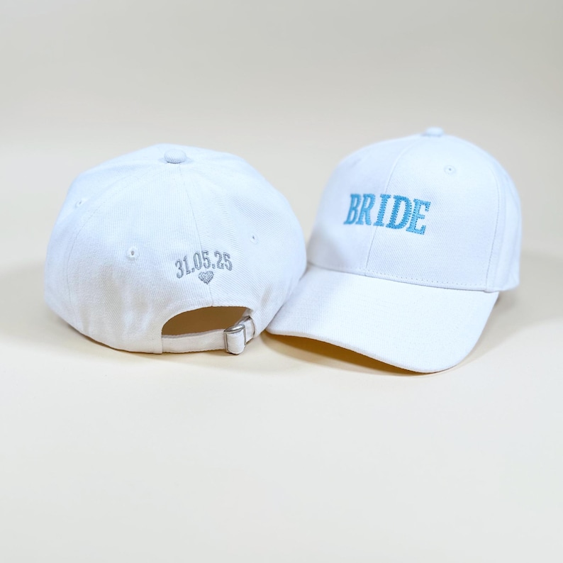Personalized Bride Baseball Cap: Embroidered Cotton Hen Do Accessory image 4