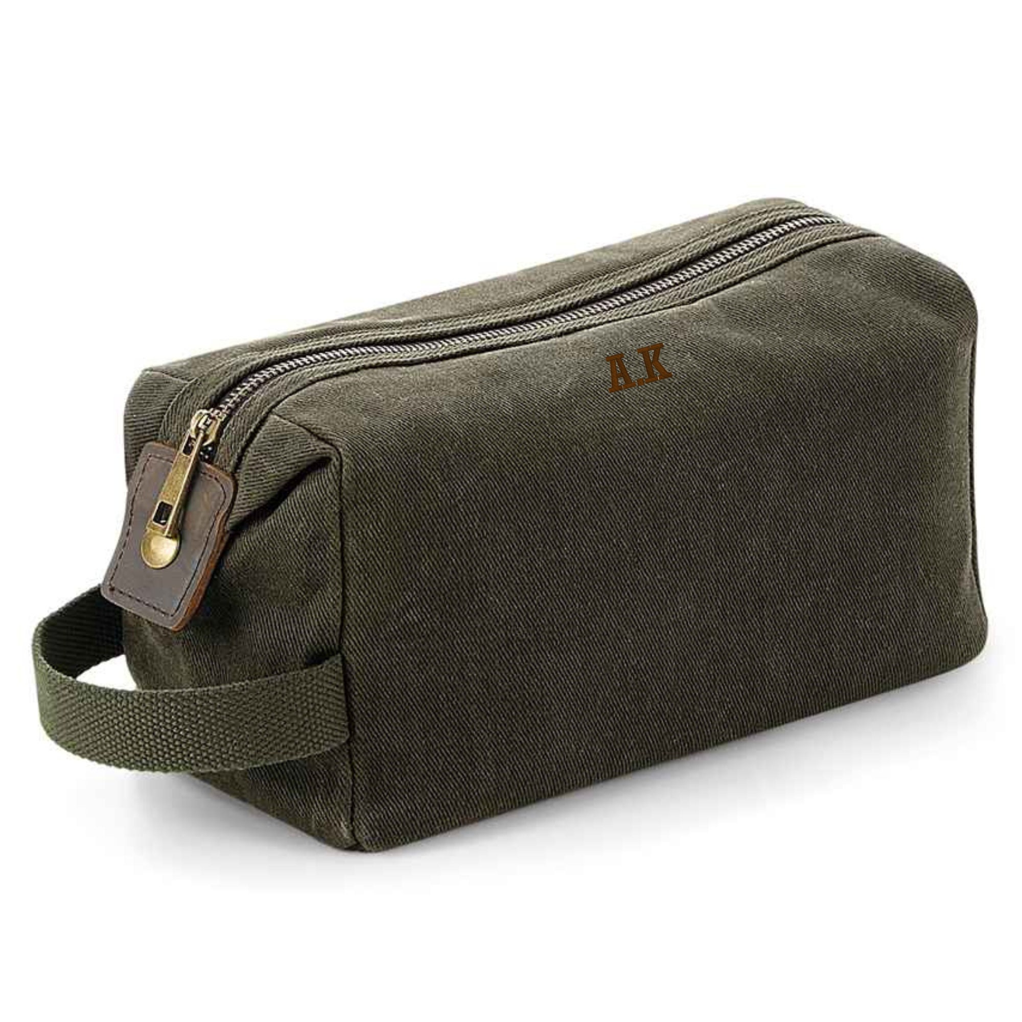 Canvas Toiletry Bag Etsy UK