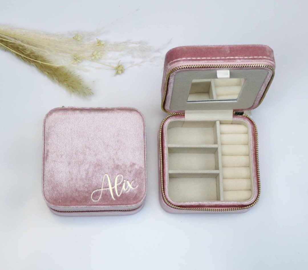 Personalised Travel Jewellery Box Etsy UK