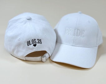 Personalized Bride Baseball Cap: Embroidered Cotton Hen Do Accessory