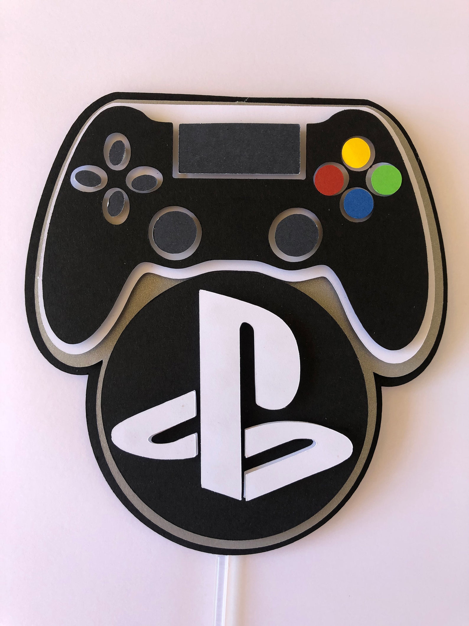 Game Controller Cake Topper Birthday Party Gamer Cake Etsy