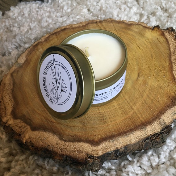 warm tobacco candle 3-Wick pare candle Warm Tobacco Makers of