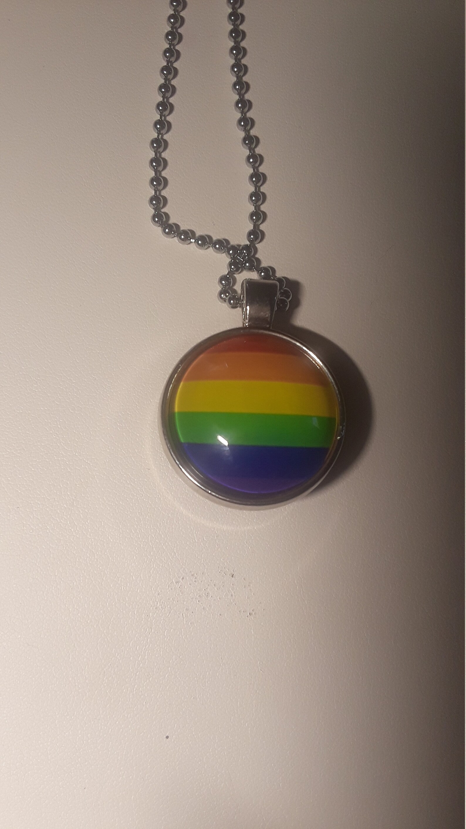Gay pride necklace Etsy