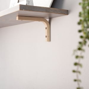 Wood Support Shelf Brackets | Floating Brackets for Wall Shelves | Plywood Brackets for Shelving