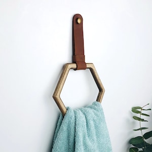 Hexagon towel bar hot sale