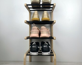 Schuhstapler 4er Set - Doppelschicht Schuhorganizer Für Schrank & Eingangsbereich