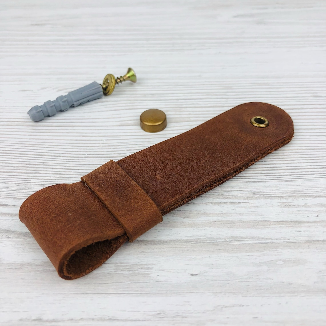 Leather Curtain Rod Holder Drapery Rod Brackets Wall Hanging - Etsy