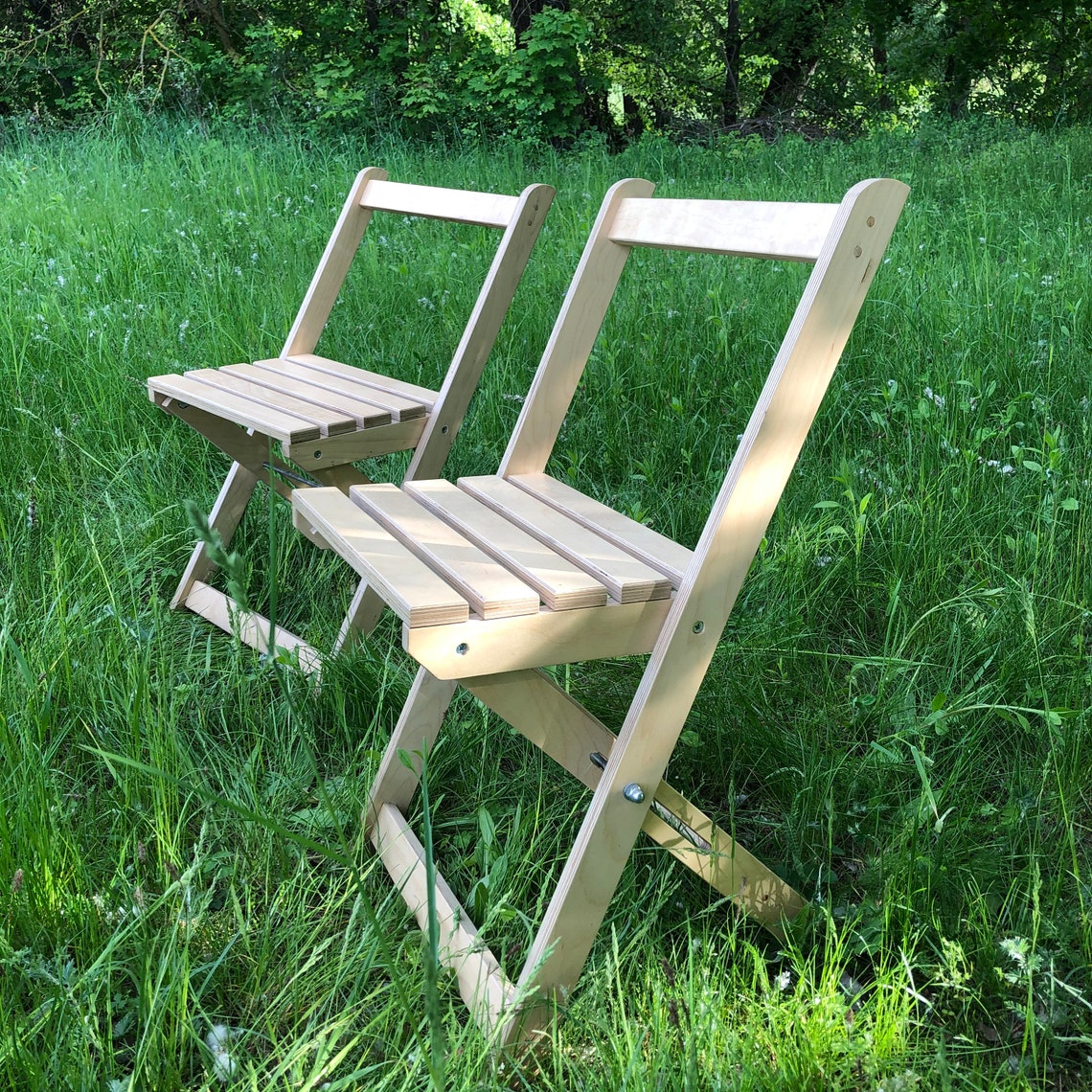 Klapphocker Aus Holz - Faltbar & Leicht Für Camping & Outdoor