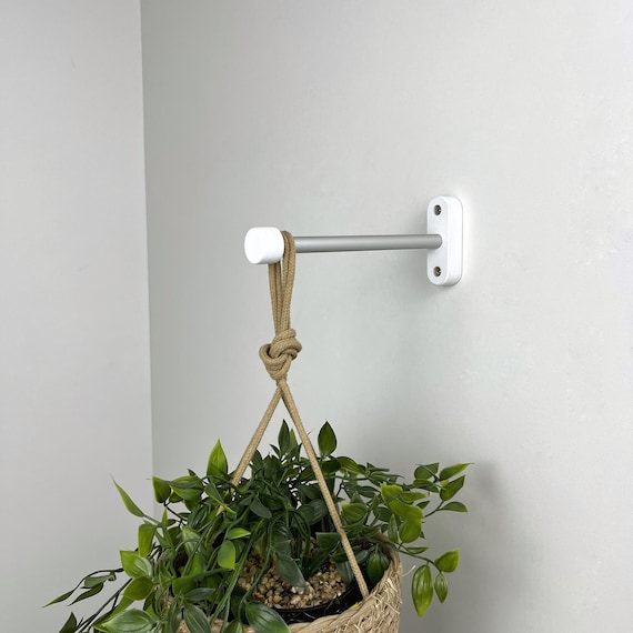 Wood Plant Hanger Bracket For Wall Long Indoor Hanging, 41 OFF