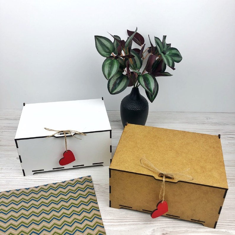 Decorative gift boxes with lids Large empty gift box Custom Etsy