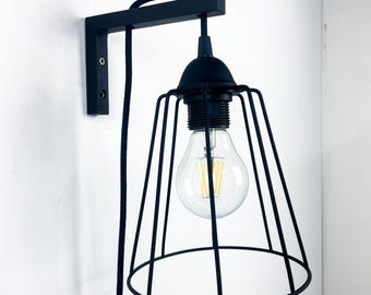 Wooden Pendant Lamp Wall Bracket – Light Hanging Hook