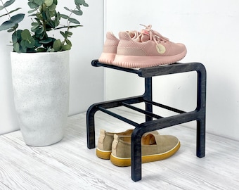 Compact Narrow Shoe Rack – Entryway Wooden Storage for Everyday Shoes