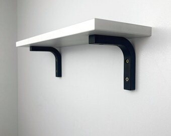 Small Floating Shelf Brackets 4 Inch Wood