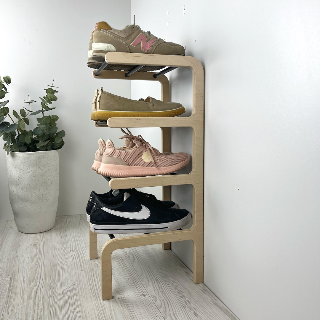 tier shoe tall skinny shoe shelf
