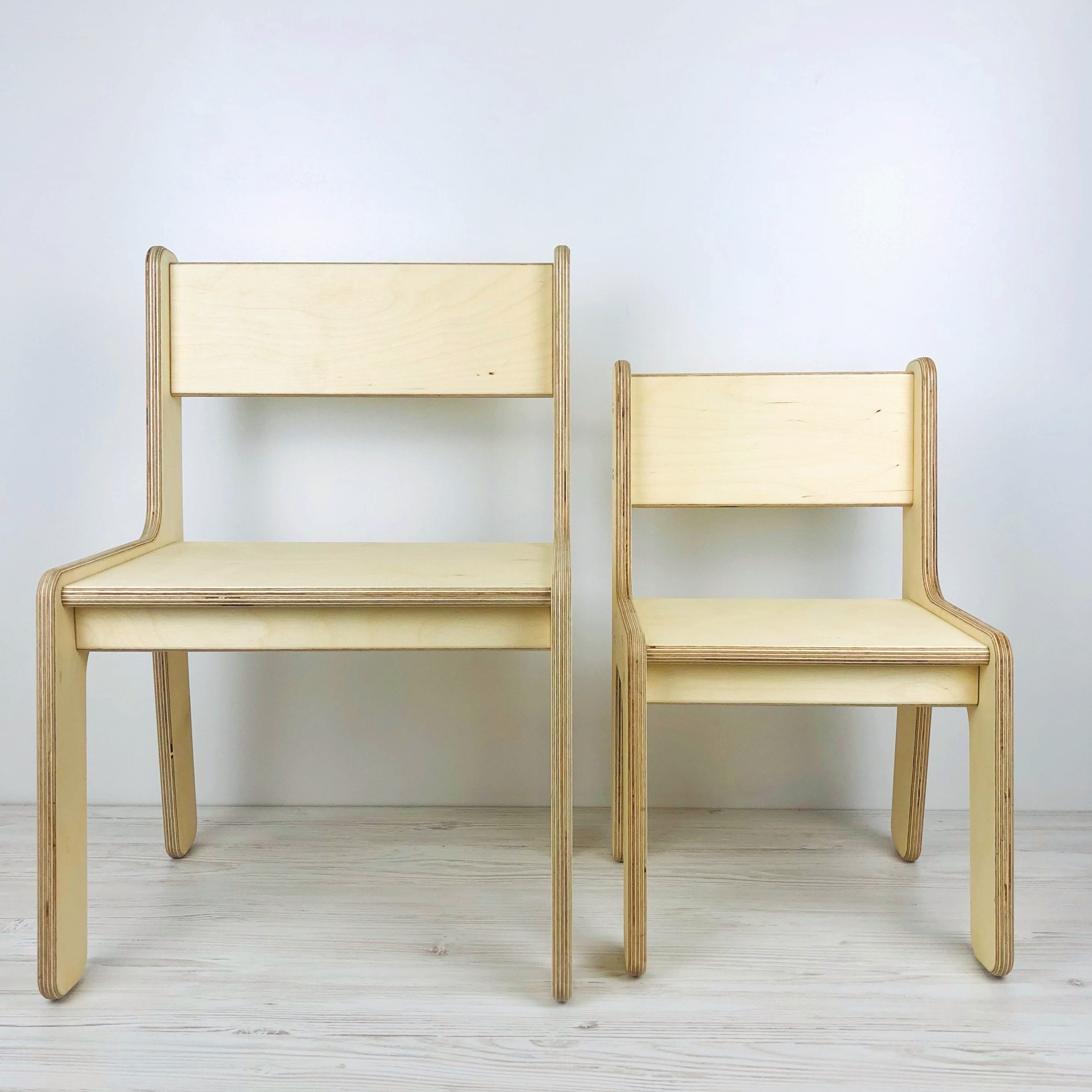 Wooden Baby Chair With Name Personalized Chair for Kids Toddler