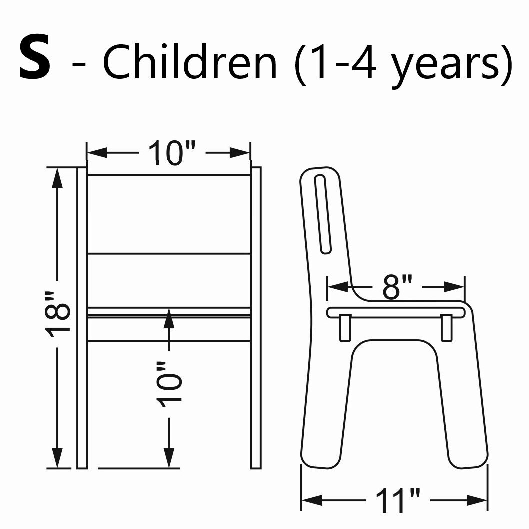 Wooden baby chair with name Personalized chair for kids Etsy