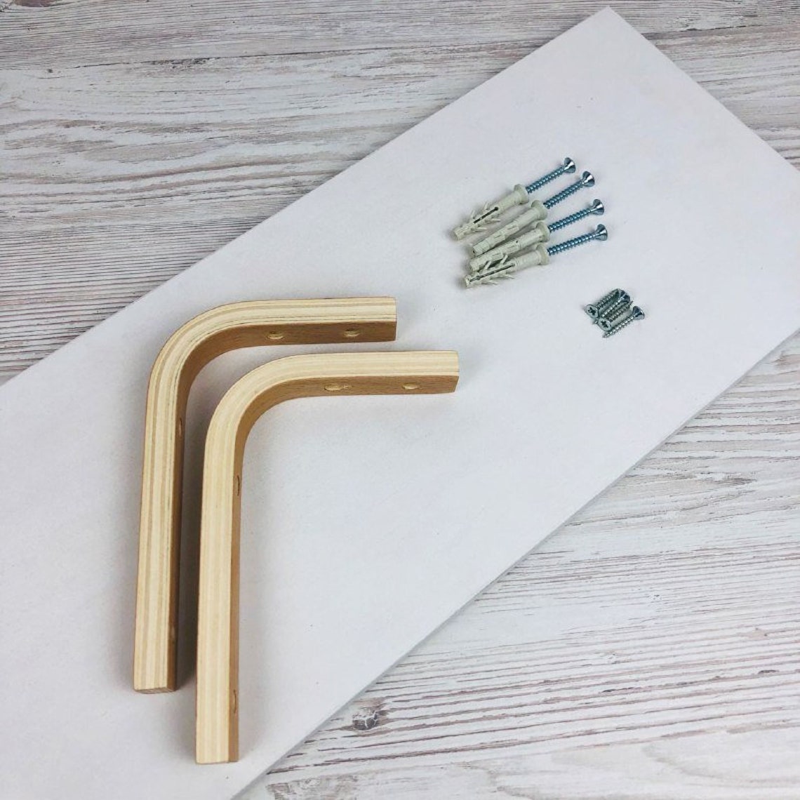 30 32 34 36 Inch White Floating Shelf Etsy