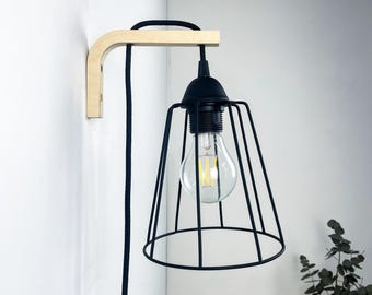 Soporte de lámpara colgante de madera: Luces colgantes DIY